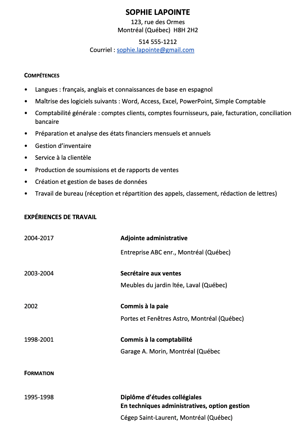 Cv workshop ideas picture